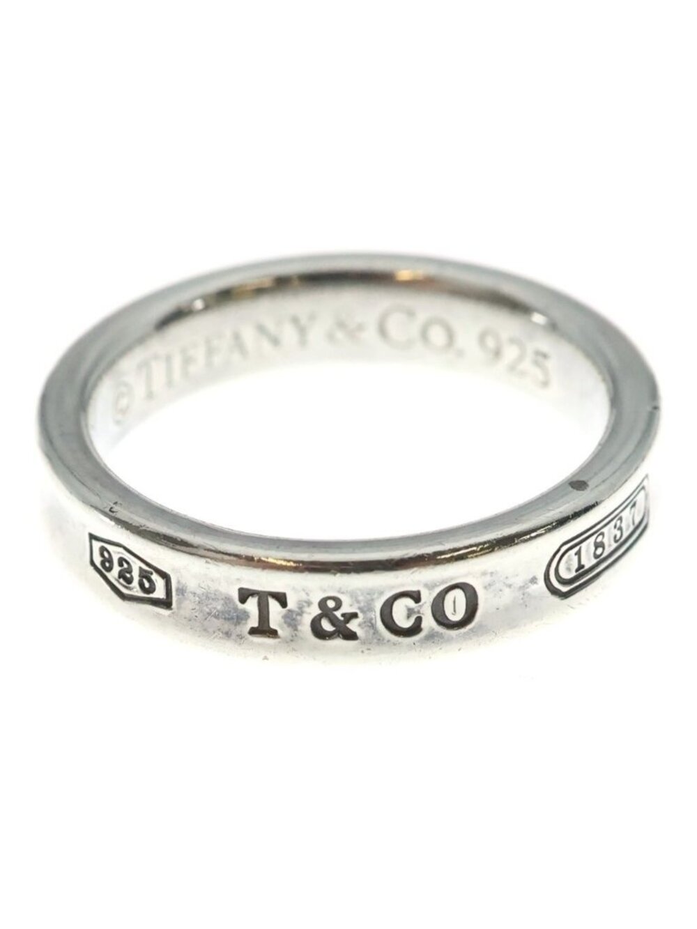 Tiffany & Co 1837 Narrow Ring Silver